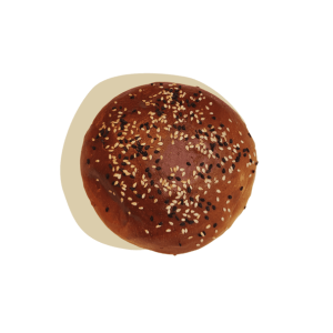 Bułka maślana z sezamem